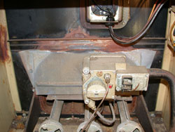 Forced air heater suffering from flame roll out and over heating