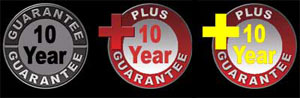 Your air conditioner comes with a 10 year parts and labor guarantee