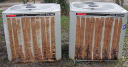 Old air conditioners not only look bad but they cause high electric bills